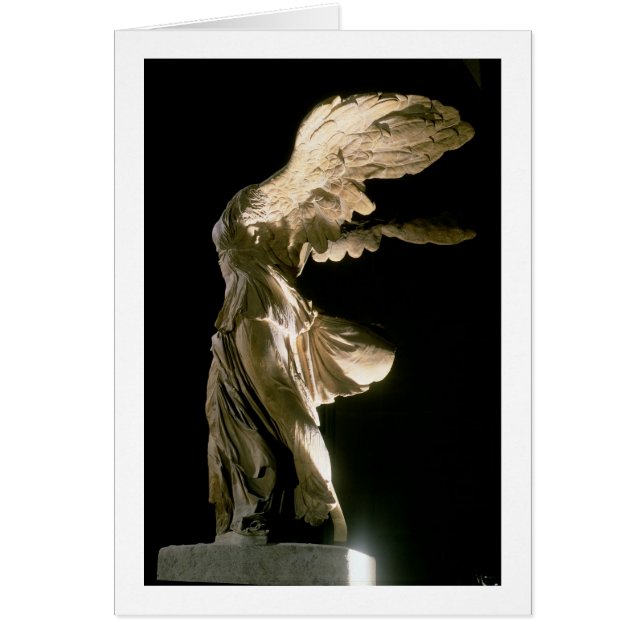Uitzicht van de overwinning van Samothrace (Parian (Voorkant)
