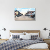 Uitzicht van de Pacific Avenue Canvas Afdruk (Insitu (Slaapkamer))