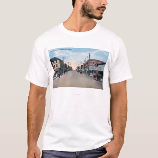 Uitzicht van de Pacific Avenue T-shirt (Voorkant)