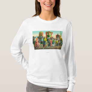 Uitzicht van de Parade of the Tangen, Chinatown T-shirt