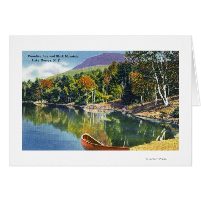 Uitzicht van de Paradise Bay en de Zwarte Berg van (Voorkant Horizontaal)