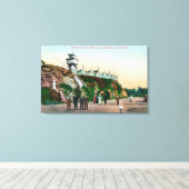Uitzicht van de parapet op de hoogte van Sutro # 2 Canvas Afdruk (Insitu (Houten vloer))