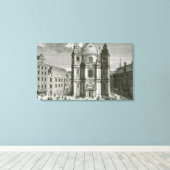 Uitzicht van de Peterskirche Canvas Afdruk (Insitu (Houten vloer))