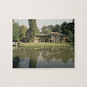 Uitzicht van de petit Hameau, 1782-85 (foto) Legpuzzel
