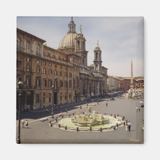 Uitzicht van de piazza magneet (Voorkant)