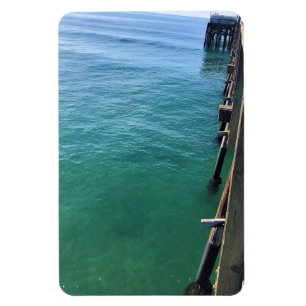 Uitzicht van de Pier, Krantenband, Californië Magneet