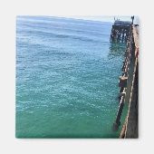 Uitzicht van de Pier, Krantenband, Californië Magneet (Voorkant)