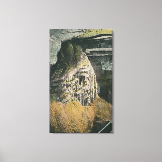 Uitzicht van de pijp canvas afdruk (Voorkant)