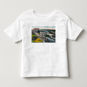 Uitzicht van de PikeLong Beach, CA Kinder Shirts