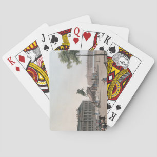 Uitzicht van de plaats Peter de Grote en de Senaat Pokerkaarten