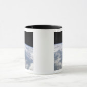 Uitzicht van de planeet Aarde van de ruimte Mok (Midden)