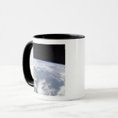 Uitzicht van de planeet Aarde van de ruimte Mok (Voorkant links)