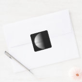 Uitzicht van de planeet Jupiter Vierkante Sticker (Envelop)