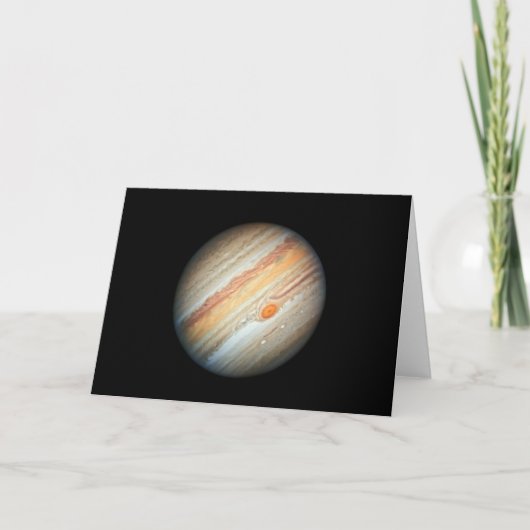 Uitzicht van de Planet Jupiter (Hubble Telescoop) Kaart (Voorkant)