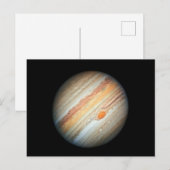 Uitzicht van de Planet Jupiter (Hubble Telescope) Briefkaart (Voorkant / Achterkant)