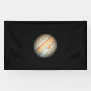 Uitzicht van de Planet Jupiter (Hubble Telescope) Spandoek