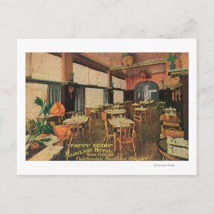 Uitzicht van de Poppy Room in Maryland Hote Briefkaart