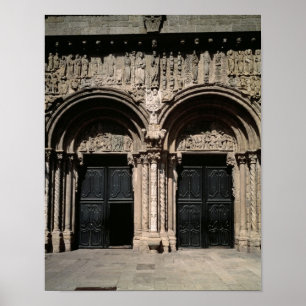 Uitzicht van de Portico de las Platerias Poster