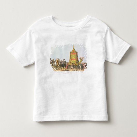 Uitzicht van de Processie van het Sacred Camel pre Kinder Shirts (Voorkant)