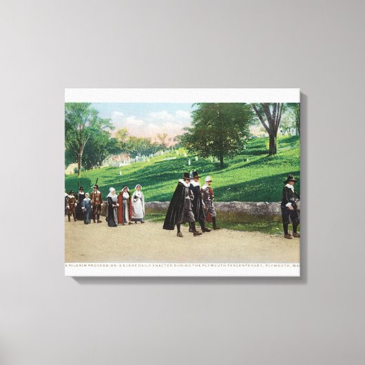 Uitzicht van de Proefgrimverwerking Canvas Afdruk (Voorkant)