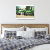 Uitzicht van de Proefgrimverwerking Canvas Afdruk (Insitu (Slaapkamer))