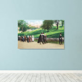 Uitzicht van de Proefgrimverwerking Canvas Afdruk (Insitu (Houten vloer))