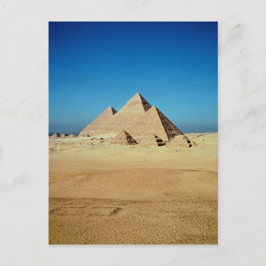 Uitzicht van de Pyramiden Briefkaart (Voorkant)