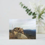 Uitzicht van de rand van de wereldweg briefkaart (Staand voorkant)