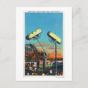 Uitzicht van de regel van de lijn van de lijn van briefkaart