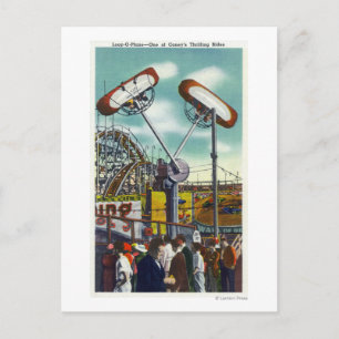 Uitzicht van de regel van de lijn van de lijn van briefkaart