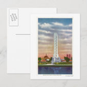 Uitzicht van de reuzenthermometer van Texaco Briefkaart (Voorkant / Achterkant)