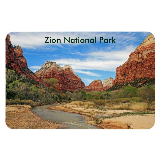 Uitzicht van de rivier de Maagd 2 Magneet (Horizontaal)