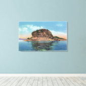 Uitzicht van de Rock Dunder Canvas Afdruk (Insitu (Houten vloer))