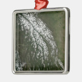 Uitzicht van de Rocky Mountains Metalen Ornament (Links)