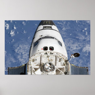 Uitzicht van de ruimteluchthut van Endeavor Poster