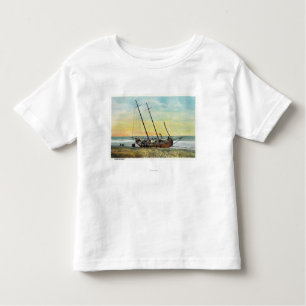 Uitzicht van de Rum Runner Ship Ashore Kinder Shirts