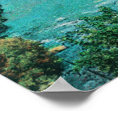 Uitzicht van de Sacramento-rivier de Canyon op SP Poster (Hoek)