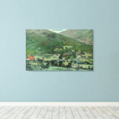 Uitzicht van de Sacramento-vallei Canvas Afdruk (Insitu (Houten vloer))