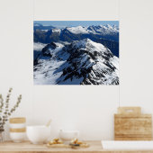 Uitzicht van de Schilthorn-berg Poster (Keuken)
