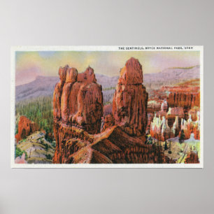 Uitzicht van de Sentinels Poster