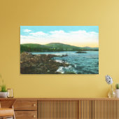 Uitzicht van de Shore nabij Camden Harbour Canvas Afdruk (Insitu (Woonkamer))