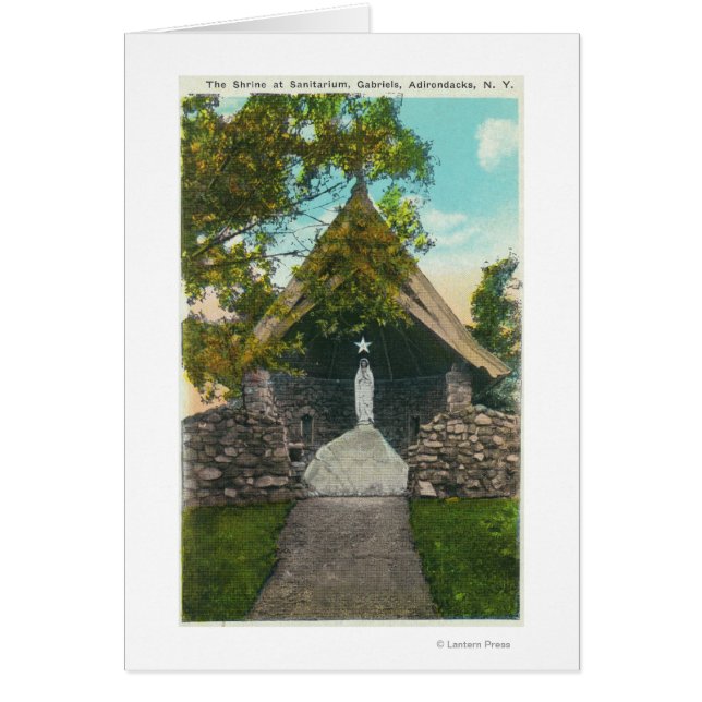 Uitzicht van de Shrine in Sanitarium in Gabriels (Voorkant)