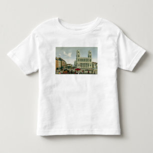 Uitzicht van de Sint-Sulpice-kerk Kinder Shirts