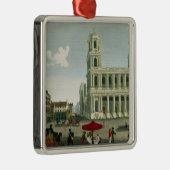 Uitzicht van de Sint-Sulpice-kerk Metalen Ornament (Rechts)