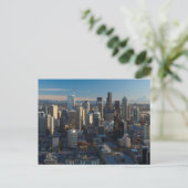 Uitzicht van de skyline van de stad Seattle Briefkaart (Staand voorkant)