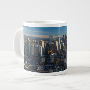 Uitzicht van de skyline van de stad Seattle Jumbo Mok
