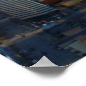 Uitzicht van de skyline van de stad Seattle Poster (Hoek)