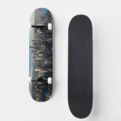 Uitzicht van de skyline van de stad Seattle Skateboard (Voorkant)