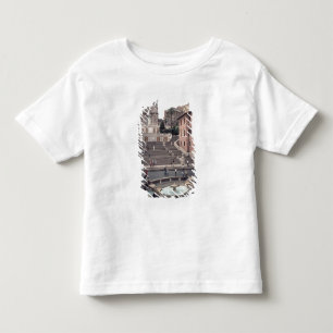 Uitzicht van de Spaanse Stappen of Scalinata Kinder Shirts