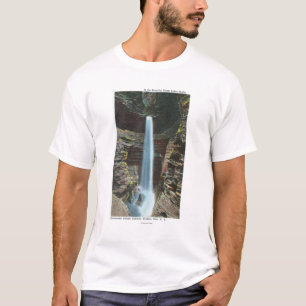 Uitzicht van de spectaculaire Cavern Cascade T-shirt